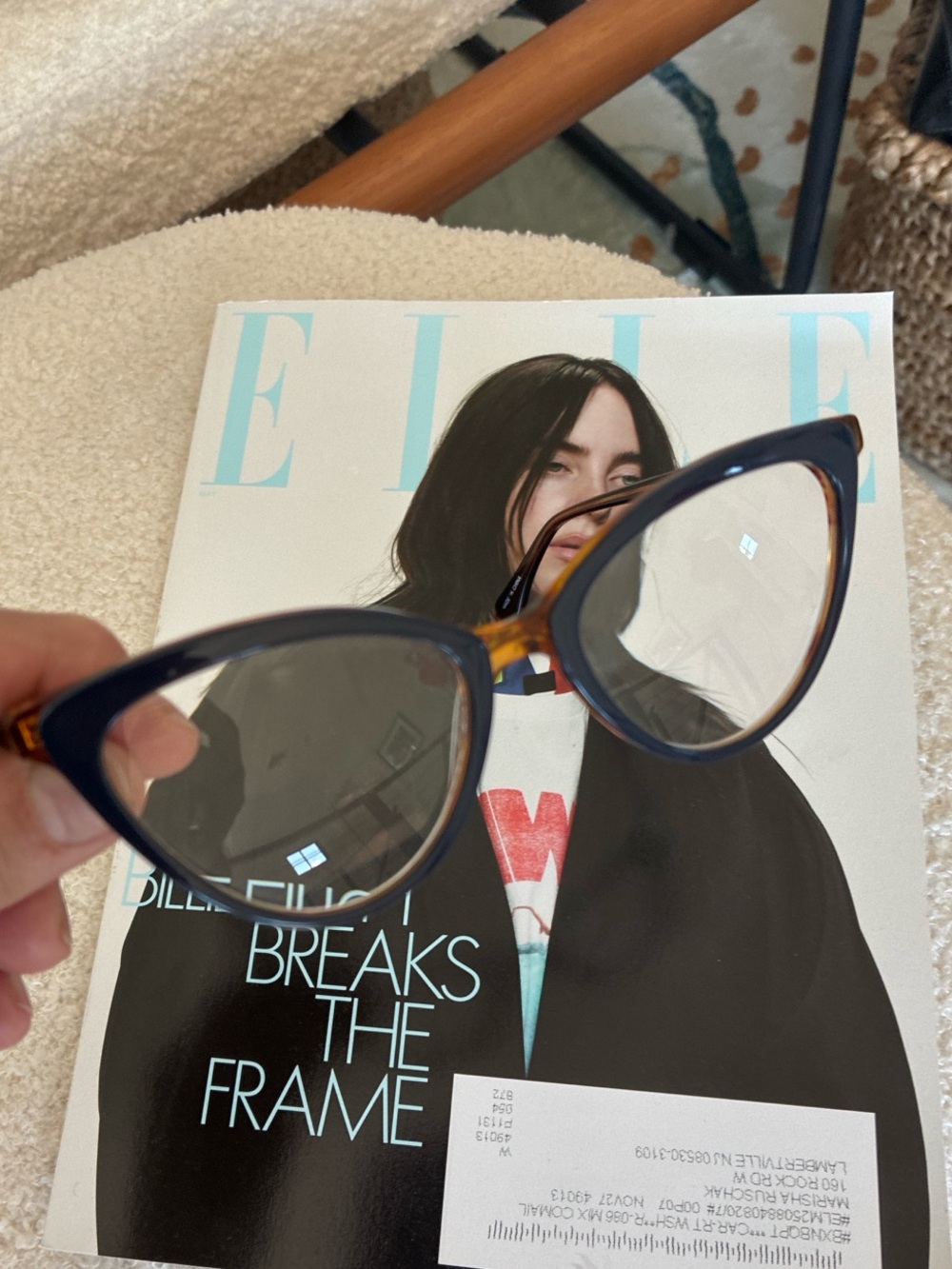 Cat-Eye Blue and Tortoiseshell Reading Glasses AJ Morgan